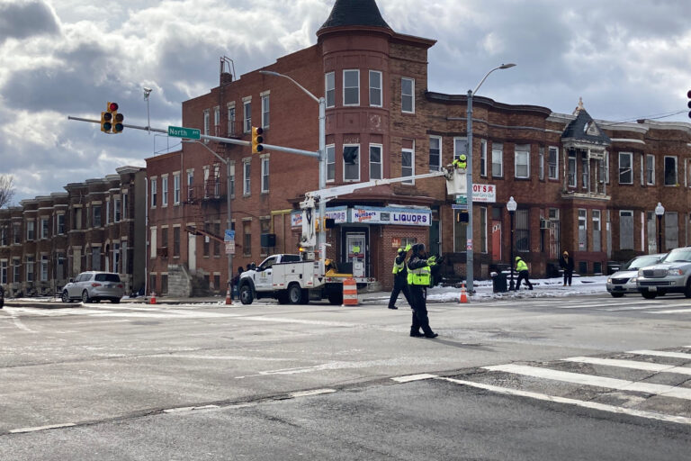 intersection of new signals at North Avenue and Bloomingdale Ave